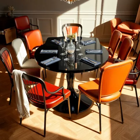 Jakie Krzesła Do Czarnego Stołu