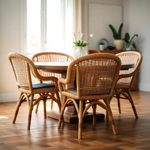 Krzesła Rattanowe Do Jadalni