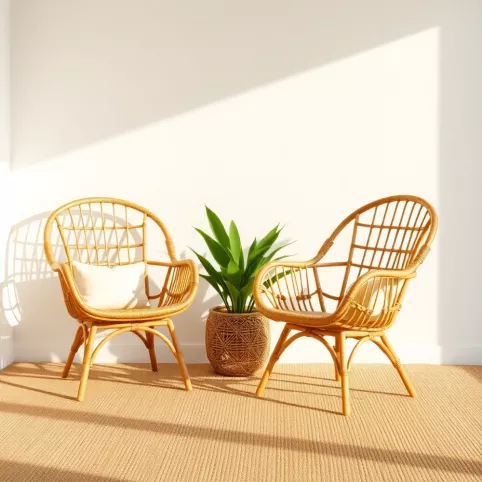 Krzesła Rattanowe Do Salonu