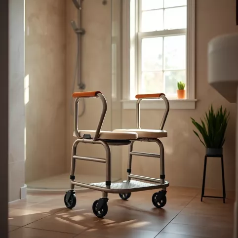 Krzesło Prysznicowe Na Kółkach